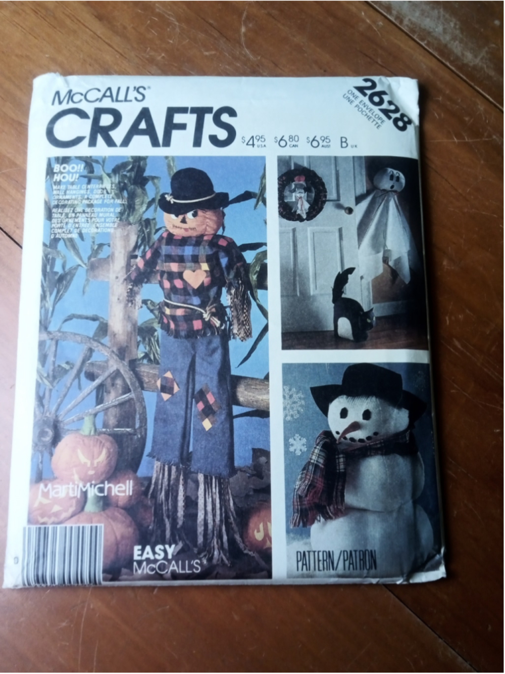 McCall's Crafts Sewing Pattern 2628 Holiday Decor Uncut